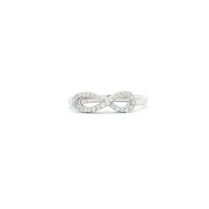 18kt White Gold Infinity Ring