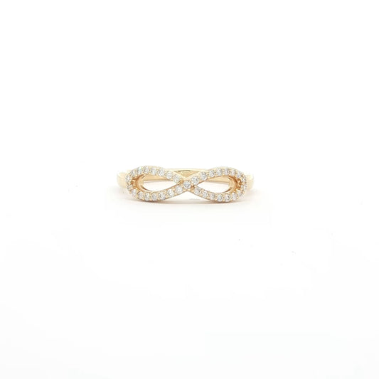 18kt Yellow Gold Infinity Ring