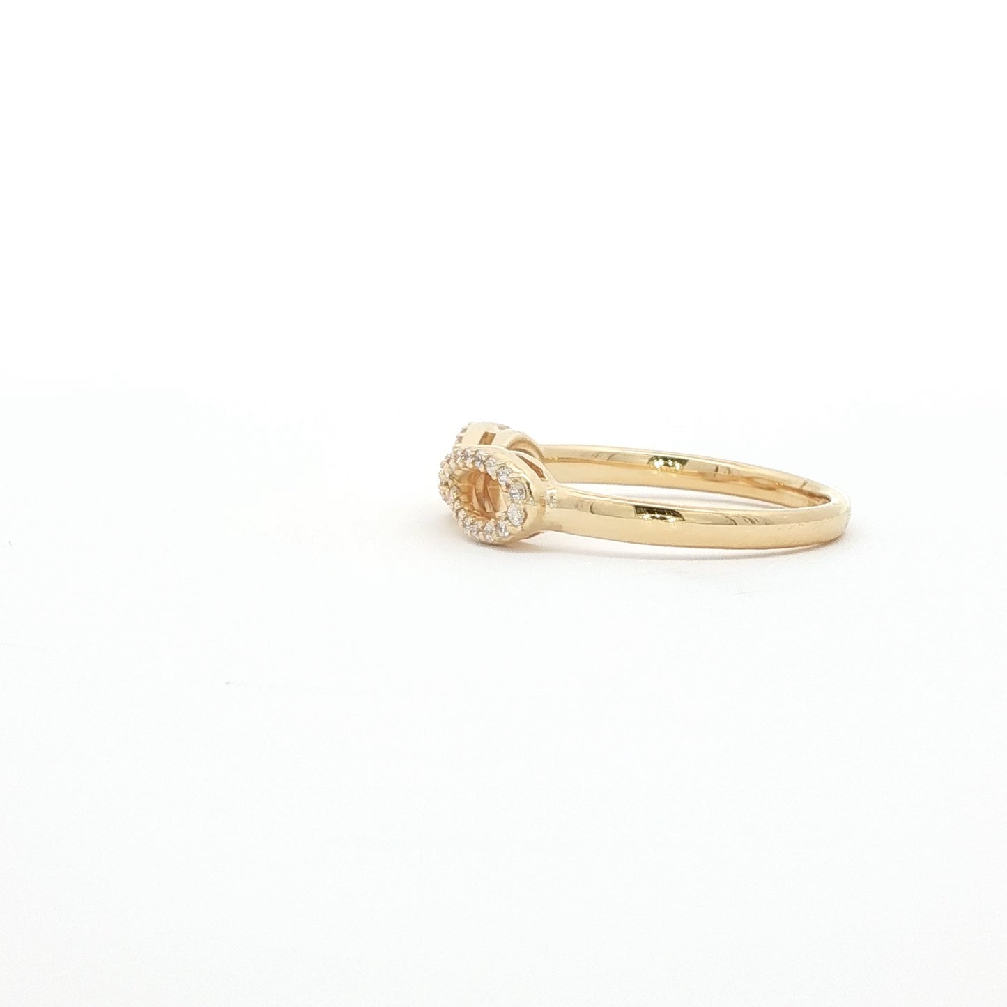 18kt Yellow Gold Infinity Ring