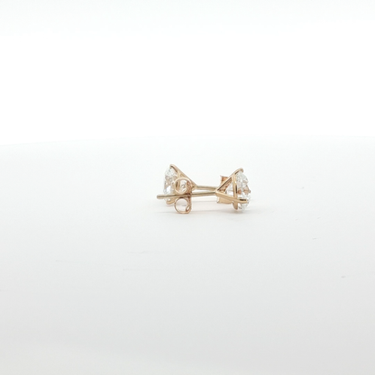 14kt Yellow Gold Martini Studs