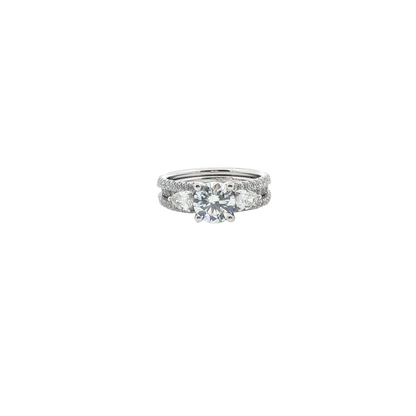 18kt White Gold Lab Diamond Engagement Ring 2.86ctw
