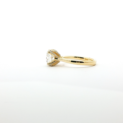 14kt YG Engagement Ring