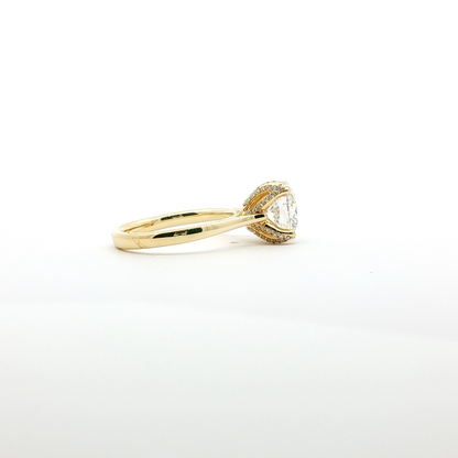 14kt YG Engagement Ring