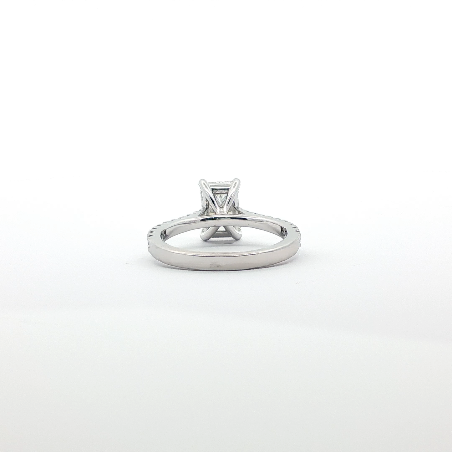 14kt CVD Solitaire Ring 1.51ct Lab Diamond