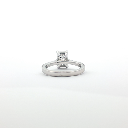 14kt CVD Solitaire Ring 1.51ct Lab Diamond