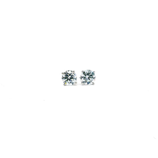 14kt WG 2.08ctw LAB Earrings