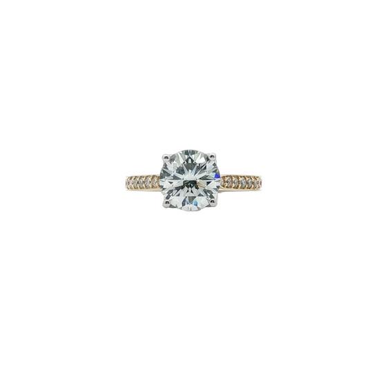 14kt Yellow Gold 2.03ct Engagement Ring