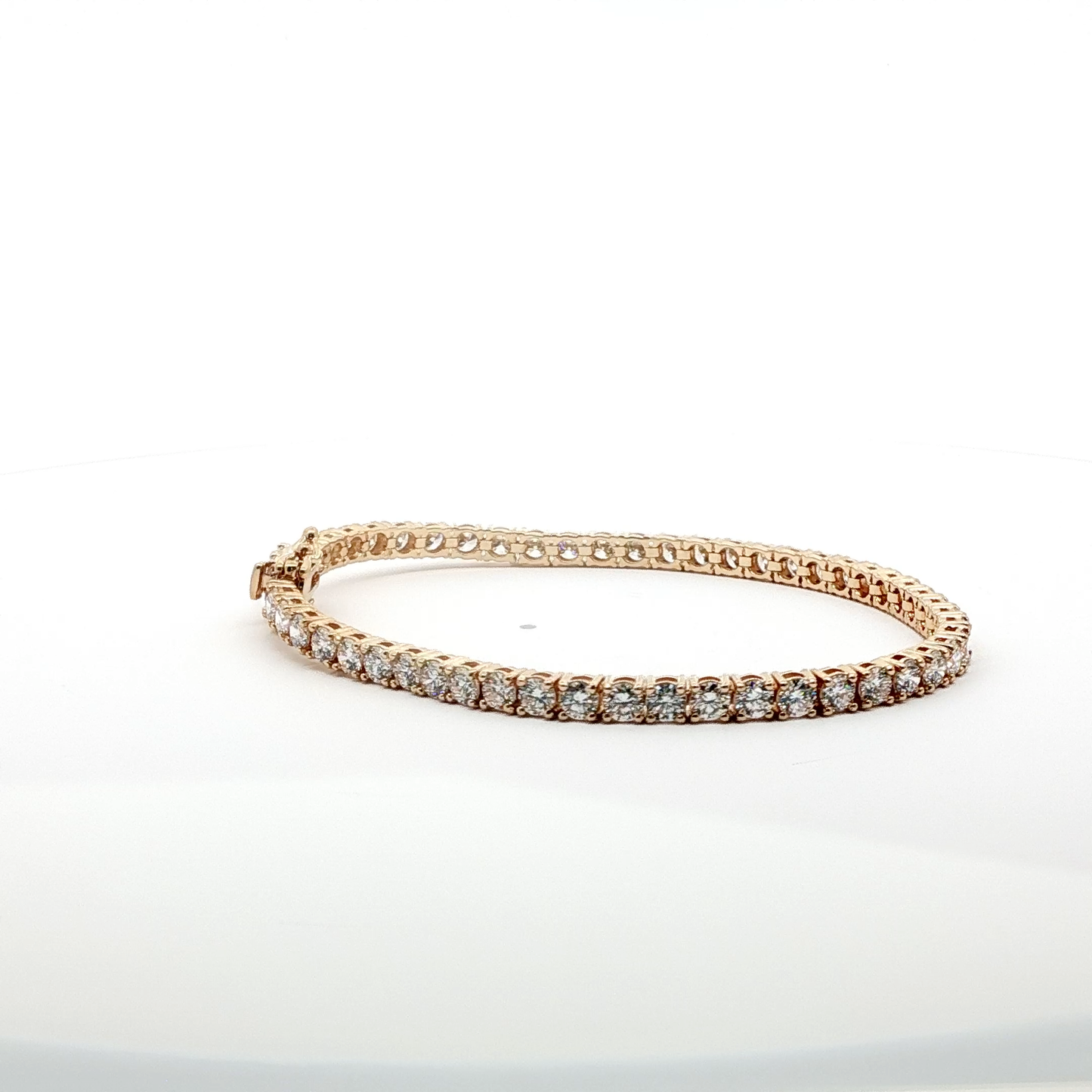 14kt Yellow Gold Diamond Tenis Bracelet