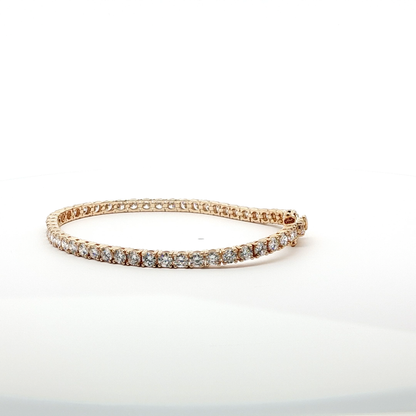 14kt Yellow Gold Diamond Tenis Bracelet
