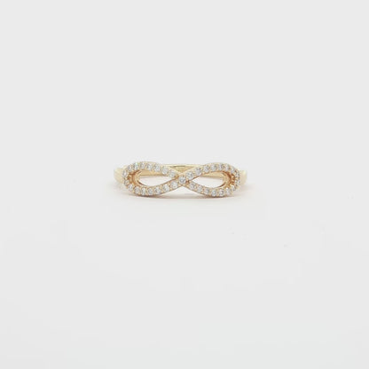 18kt Yellow Gold Infinity Ring
