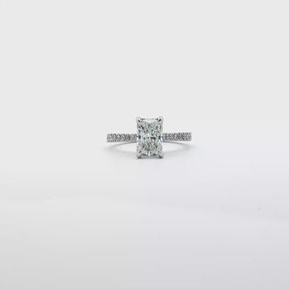 14kt CVD Solitaire Ring 1.51ct Lab Diamond