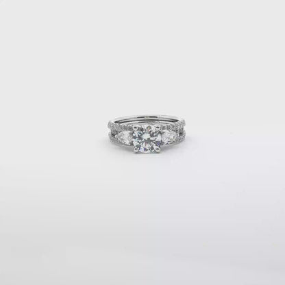 18kt White Gold Lab Diamond Engagement Ring 2.86ctw